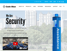 Tablet Screenshot of codeblue.com