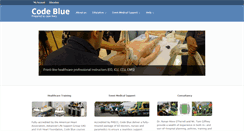 Desktop Screenshot of codeblue.ie