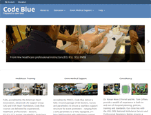 Tablet Screenshot of codeblue.ie